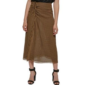 Calvin Klein | Check Print Midi NWT